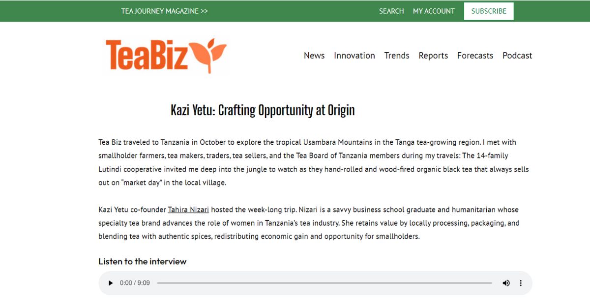 tea-biz-podcast-interview-and-article-about-kazi-yetu
